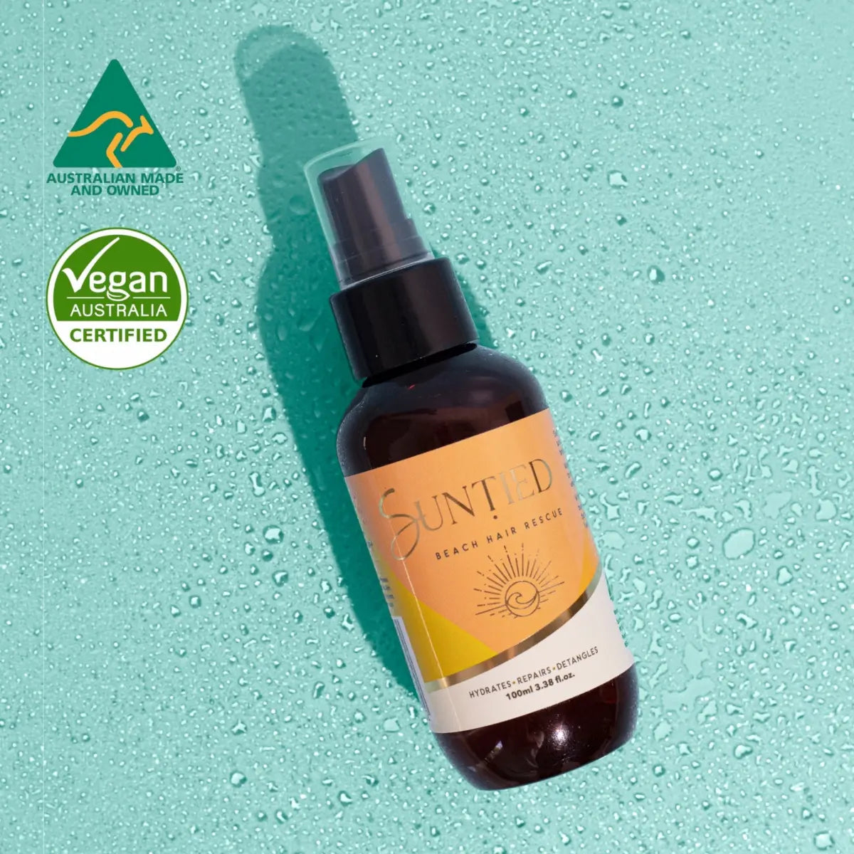 UV Protect + Repair Leave-in Conditioner Spray bottle for hydrating, detangling, and protecting hair from UV damage
