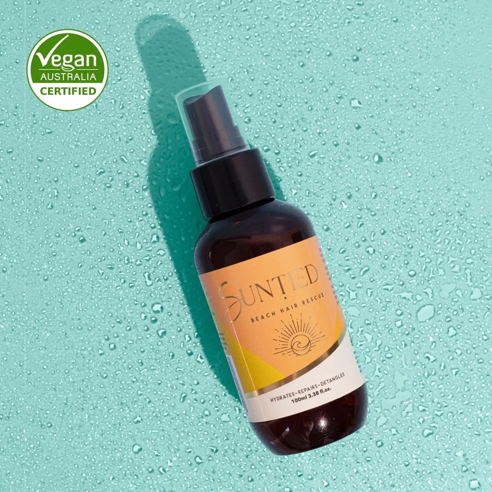 UV Protect + Repair Leave-in Conditioner Spray bottle for hydrating, detangling, and protecting hair from UV damage